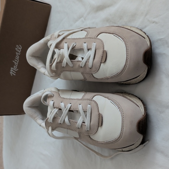 Madewell Kickoff Trainer Sneakers In Nubuck And Nappa Leather - Picture 4 of 14